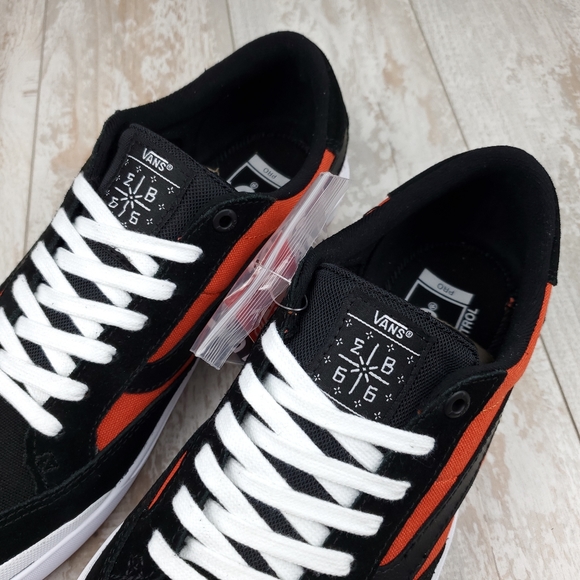 Vans Berle Pro Black N Orange - Picture 3 of 11